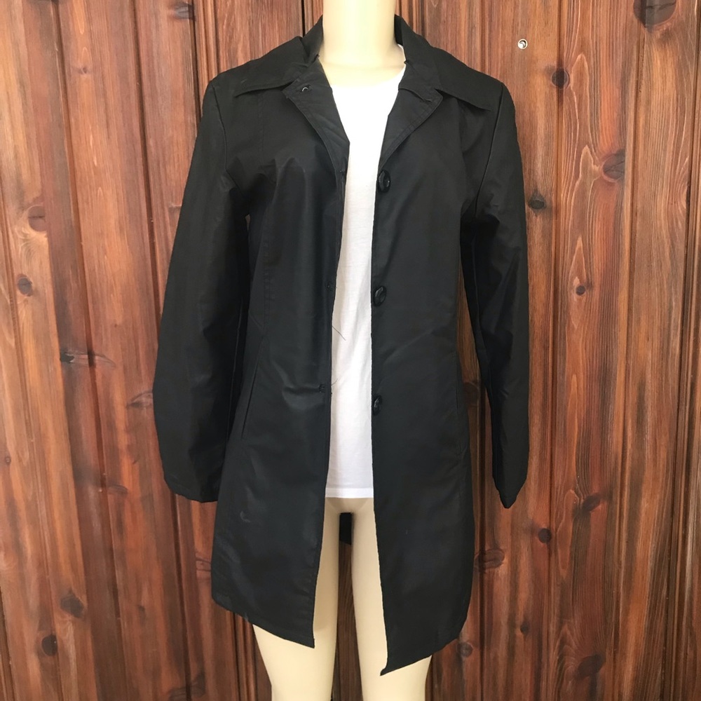 Jennifer J Vinyl Coat Jacket